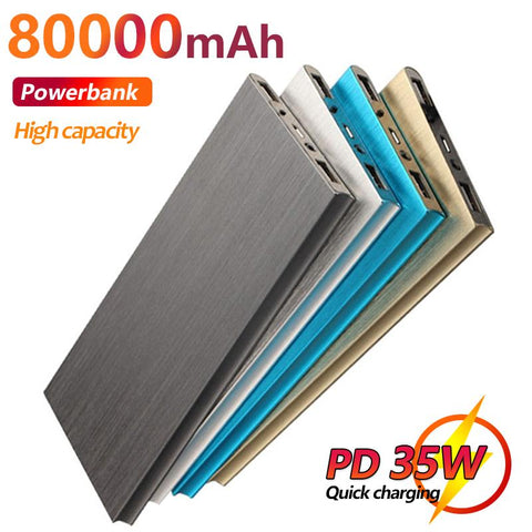 2023 New Power Bank 80000mAh Portable External Battery Bidirectional Fast Charging Power-PA00454-Veeddydropshipping