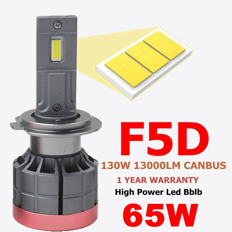 F5D 130W 13000LM H7 H4 9005 9007 H11 h13 LED Headlights Bulb-AM00011-Veeddydropshipping