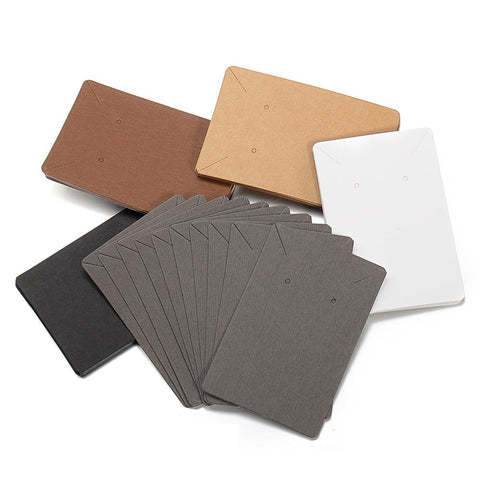 Display Cards Ear Blank Kraft Paper Card for Jewelry Packaging -JW01666-Veeddydropshipping