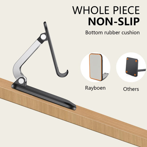 Cell Phone Stand for Desk, Foldable Phone Holder Height Angle Adjustable, Compatible-PA00548-Veeddydropshipping