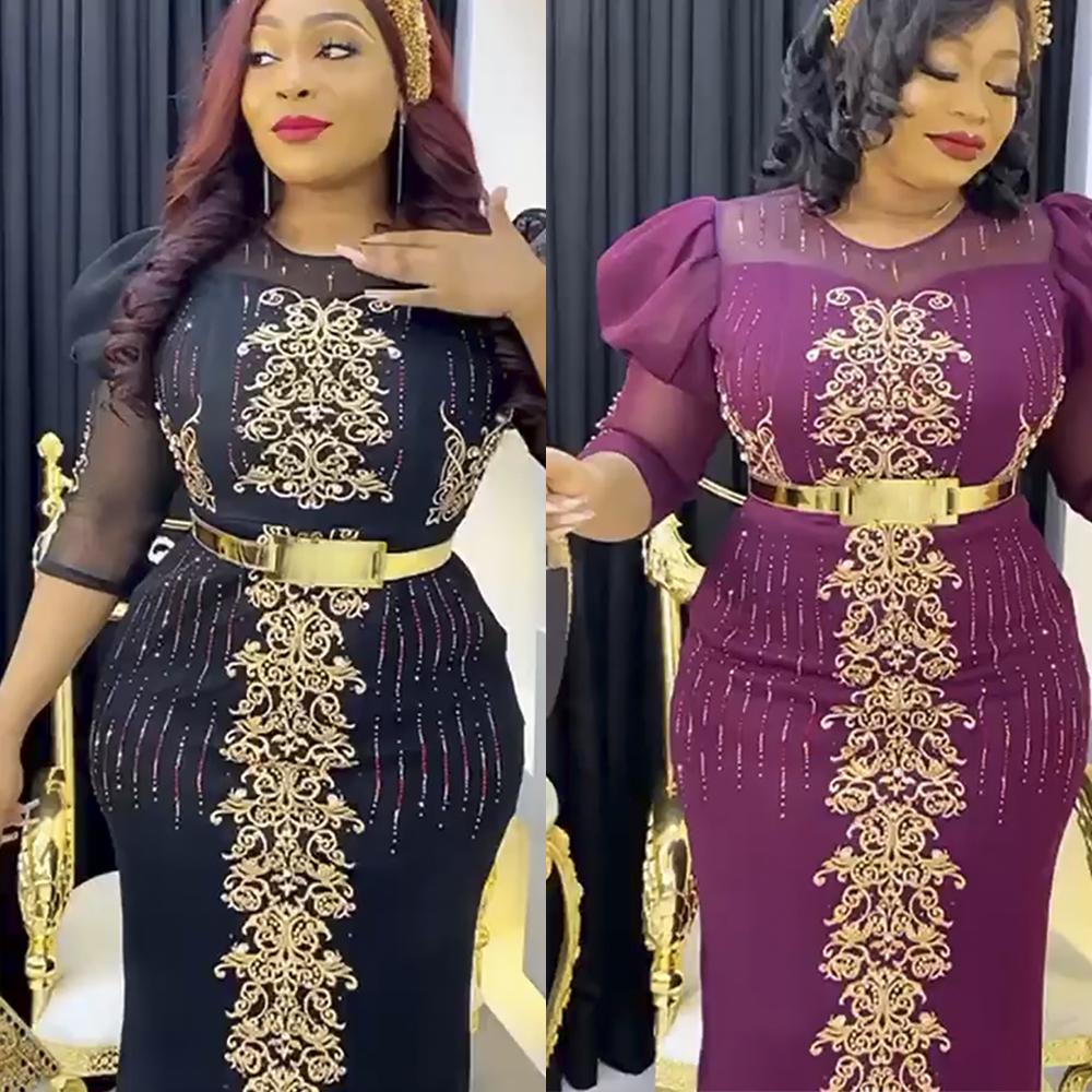 African Women Plus Size Evening Dresses-Veeddydropshipping
