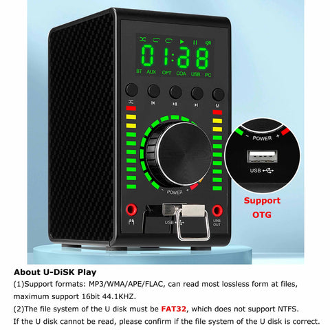 Home Audio HiFi Power Class D Amplifier  Digital Amp-Veeddydropshipping