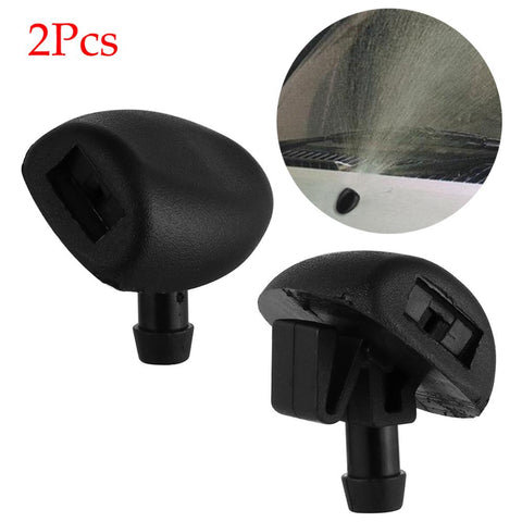 2Pcs Car Water Jet Spray Nozzles Washer Front Windshield Plastic Wiper-AM00217-Veeddydropshipping