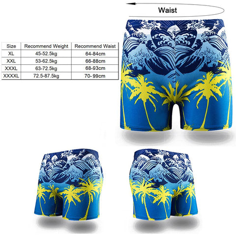 Men&#39;s Swimming Trunks Beach Shorts Boxer Briefs Men Male Swim Pool Swimsuit -OS00059-Veeddydropshipping