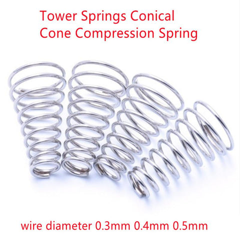 Wire Diameter Tower Springs Conical Cone-TI00567-Veeddydropshipping