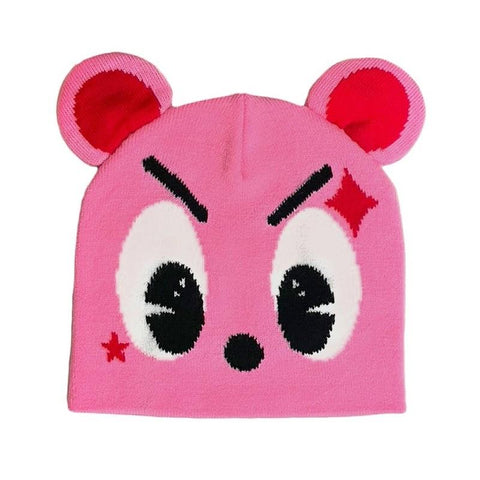 Hat Winter Knitted Hats Party Pink Funny Beanie Cap for-MF00925-Veeddydropshipping