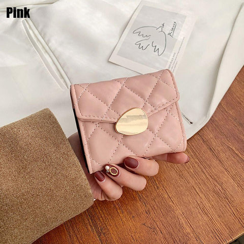 Credit Card/ID Holders Cute Girl Short Fashion PU Leather-BS00656-Veeddydropshipping