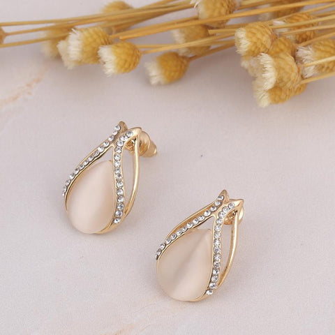 Fashion Gold Plated Opal Jewelry Sets For Woman Cubic Zirconia -JW01341-Veeddydropshipping