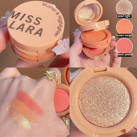 Matte Blush Palette Blush Shiny Eyeshadow-BH00683-Veeddydropshipping