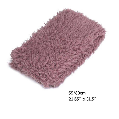 Newborn Photography Props Backdrop Baby Soft Faux Fur Blanket-TB00780-Veeddydropshipping