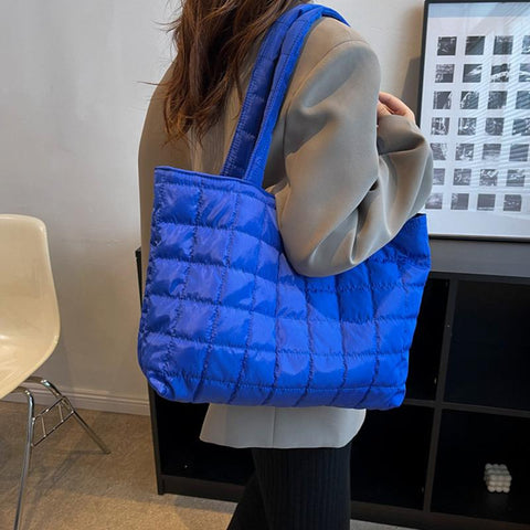 Solid Nylon Handbags Cotton Casual Tote Bags For Women-BS00115-Veeddydropshipping