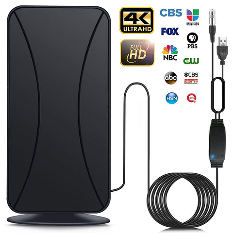 2023 New 8K TV Antenna 4000Mile Digital Aerial HD Flat Design 25DB High -CE00841-Veeddydropshipping