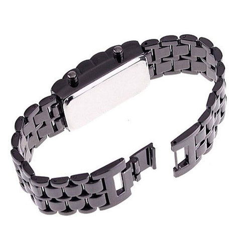 Fashion Black Full Metal Digital Watch Men Watches-JW00758-Veeddydropshipping