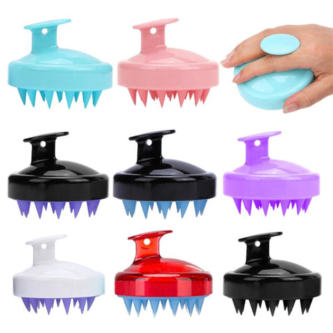 Soft Silicone Shampoo Brush Massage Shampoo Brush-BH01378-Veeddydropshipping