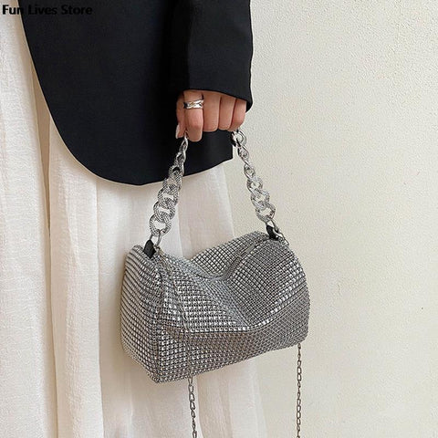 Party Popular Handbags Women Trendy Totes Bag Ladies Chains-BS00407-Veeddydropshipping