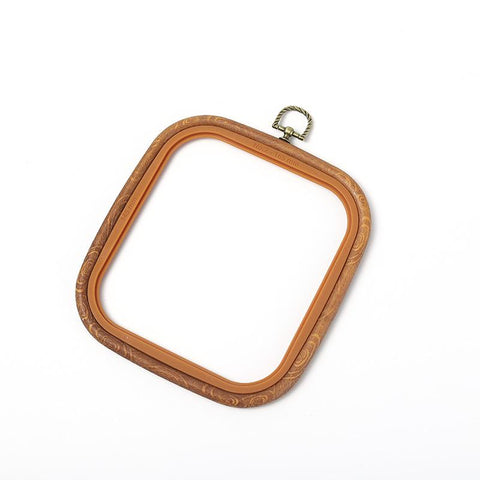 Rubber Imitate Wood Hoop Circle-HA00104-Veeddydropshipping