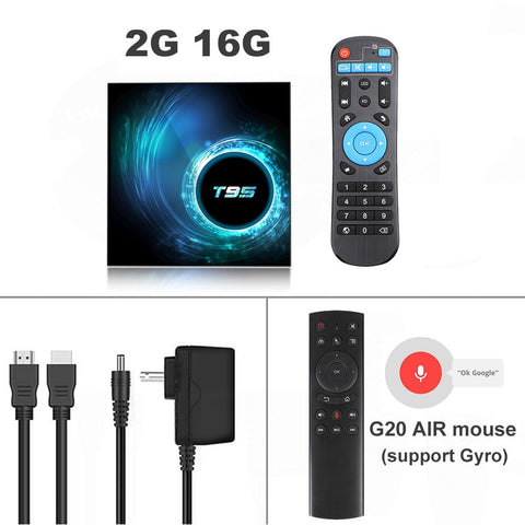 T95 TV Box Android 10.0 Allwinner H616 2G/4G RAM 16G 32G 64G 4k Quad Core -CE01028-Veeddydropshipping