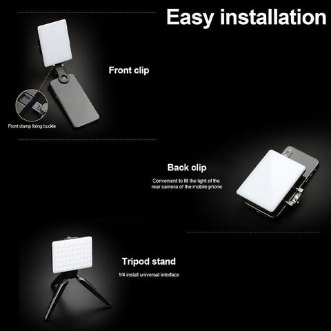 Mobile Phone Fill Light Handheld LED Live Broadcast Selfie Light Computer Fill Light-PA00838-Veeddydropshipping