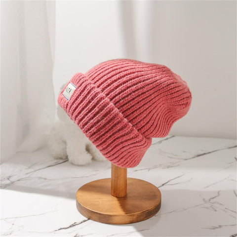 Beanies Hat Thick Soft Warm Coarse Large Knitted-MF978-Veeddydropshipping