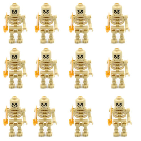 Skeleton Medieval Castle Knight Warriors Skeletons Building Blocks-TB01467-Veeddydropshipping
