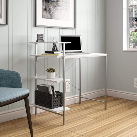 Side Storage Desk Laptop Standing Desk-HA01599-Veeddydropshipping