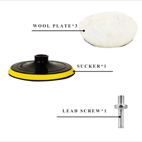 5Pcs Polishing Kit For Polisher 5 Inch Polishing Pad Car Waxing-AM00397-Veeddydropshipping