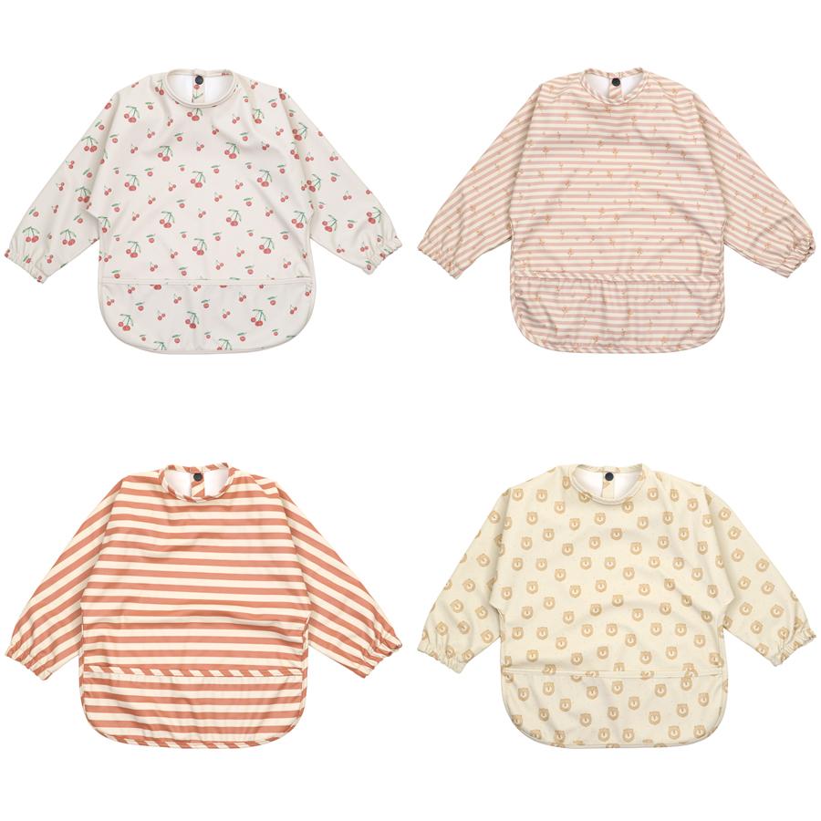 New Pattern Toddler Long Sleeve Scarf Waterproof Bib Smock Feeding-Veeddydropshipping-1