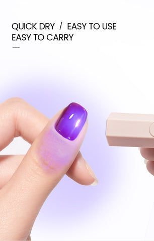 Portable Mini Nail Dryer Lamp UV LED Nail Light for Curing All -BH01091-Veeddydropshipping