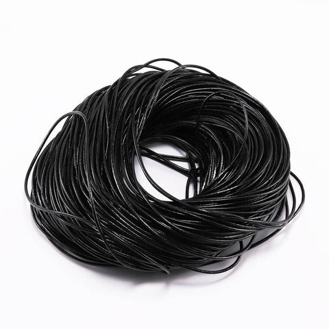 Genuine Cow Leather Round Thong Cord DIY Bracelet Findings Rope -JW01612-Veeddydropshipping