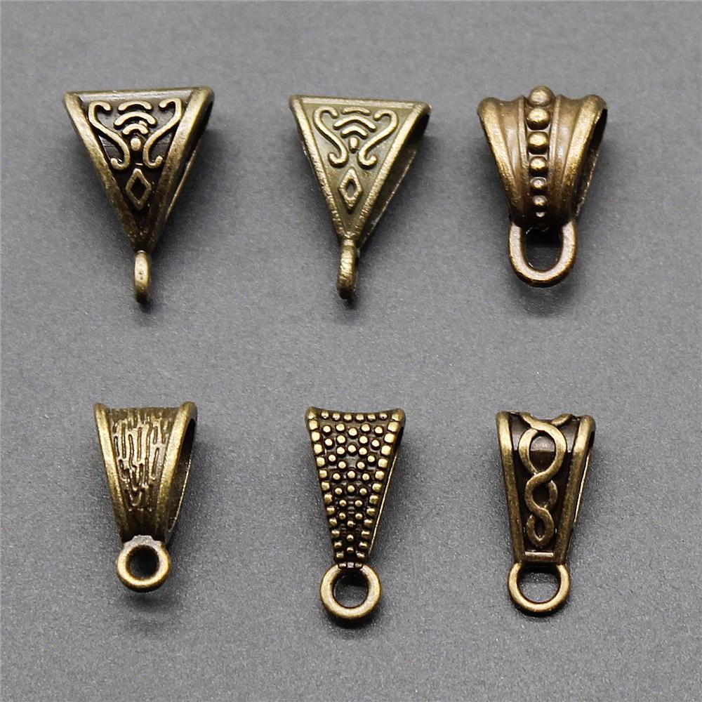Charm Antique Bronze Color Beads  Making Jewelry -JW01645-Veeddydropshipping
