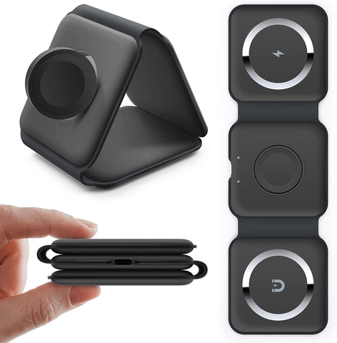 3in1 Wireless Charger Magnetic Foldable-Veeddydropshipping