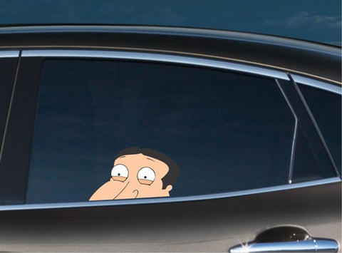 GLENN QUAGMIRE PEEKING Decal Vinyl Car Sticker-AM01002-Veeddydropshipping
