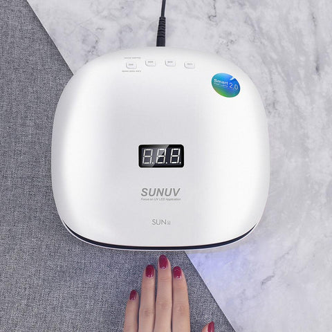 Nail Dryer Lamp with Display Smart UV Nail Art Manicure Tool -BH01085-Veeddydropshipping