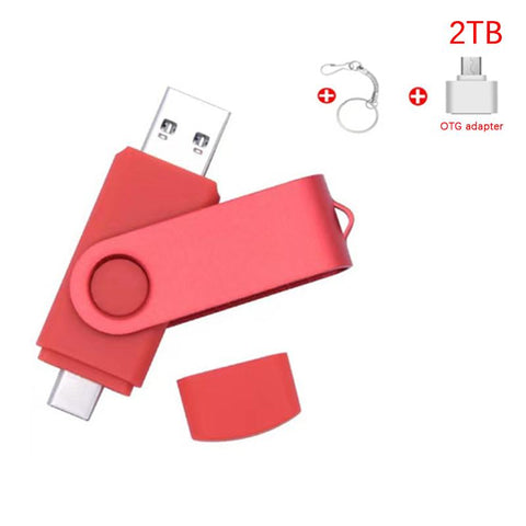 1PC High Speed 32GB 1TB/2TB Metal Pen Drive Usb Stick Usb Flash Drives Flash -CE01472-Veeddydropshipping