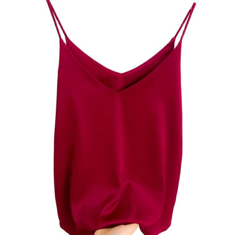 Camisole Slim Vest Sexy Women Sleeveless V-Neck-Veeddydropshipping