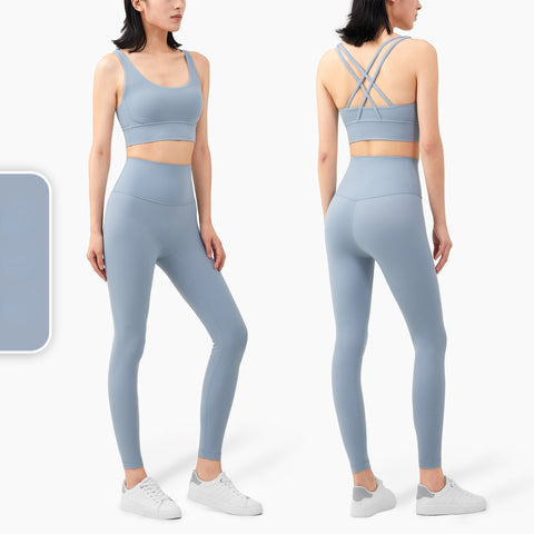 Seamless Yoga Set Women Fitness Sportswear Sports Suits Gym Clothing Workout Clothes -OS00734-Veeddydropshipping