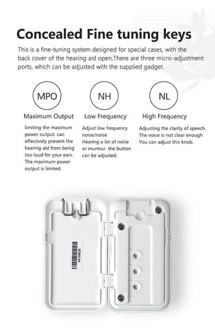 Rechargeable Hearing Aid DHP for Deafness-BH00814-Veeddydropshipping