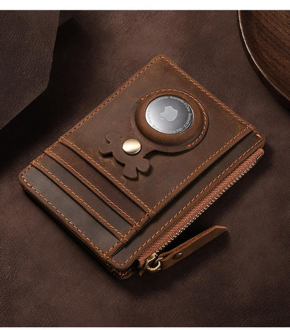 Wallet Men RFID Credit Card Holder Male Purse for Apple Airtag-BS00611-Veeddydropshipping