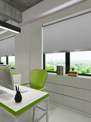 Smart Roller Shades Cordless Motorized Blinds Shutters Voice Control Alexa-TI01096-Veeddydropshipping