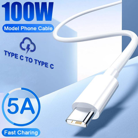 100W Fast Charging Type-C Cable  Data Line  Accessories-Veeddydropshipping
