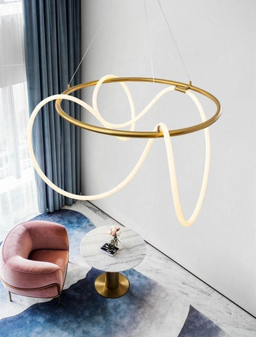 Led Tube Ceiling Chandelier-TI00420-Veeddydropshipping