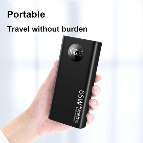 Portable Power Bank 66W Super Fast Charging Digital Display-Veeddydropshipping