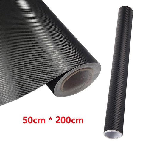 Black Carbon Fiber Vinyl Foil Film Wrapping-AM00789-Veeddydropshipping