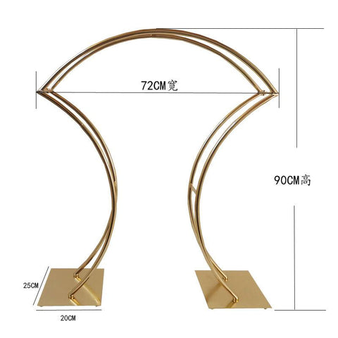 Wedding Arch Flower Stand MetalFlower vase-HA00734-Veeddydropshipping