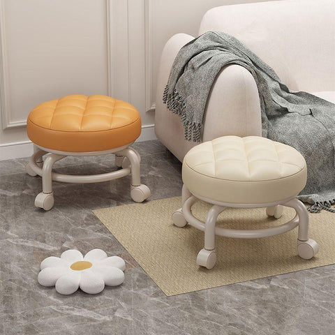 Rotating Pedicure Salon with Wheels Stool-HA01663-Veeddydropshipping