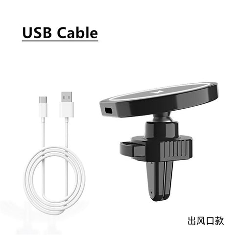 For MagSafe Magnetic Car Air Vent Fast Wireless Charger Mount 15W Wireless Charging Phone-PA01060-Veeddydropshipping