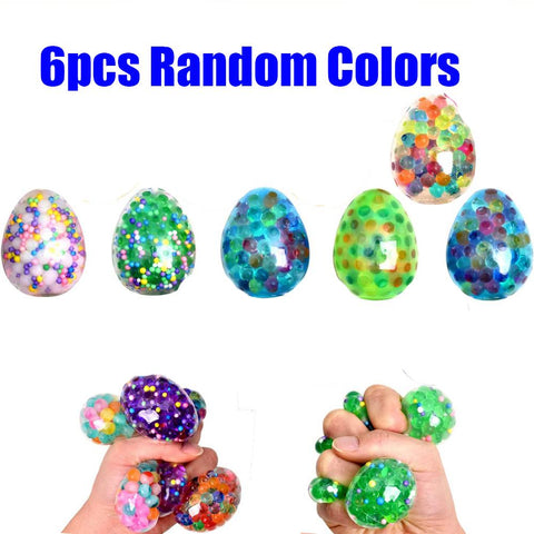 6/12PCS Easter Eggs Colorful Water Beads Stress Relief-TB01543-Veeddydropshipping