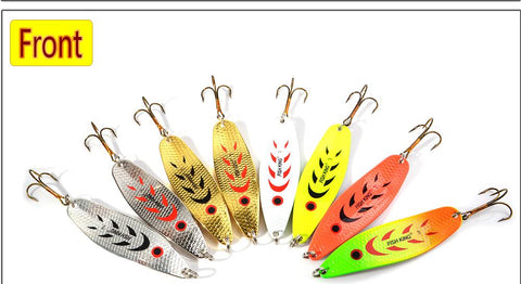 1PC 18g 28g spinner Fishing Lure metal bait Spoon Fishing Tackle Vissen Pesca -OS00373-Veeddydropshipping