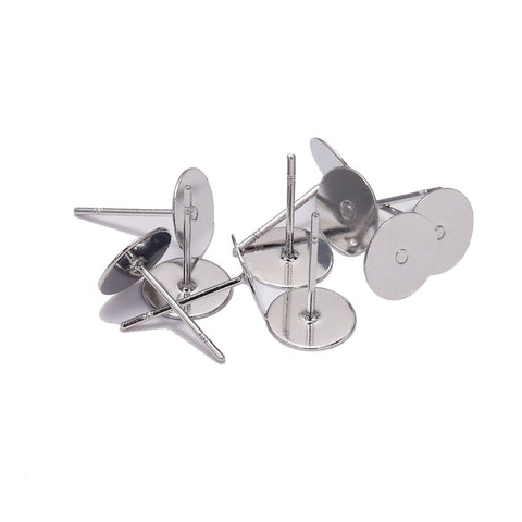 Blank Post Base Pin Needles Earring Setting Findings for DIY Findings-JW01618-Veeddydropshipping