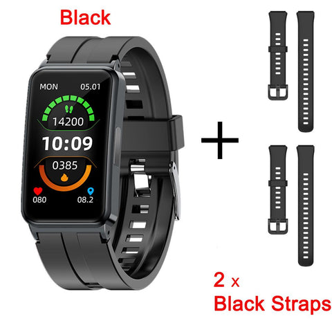 New Blood Glucose Sugar Smart Band Watch ECG HRV Body Temperature-CE00627-Veeddydropshipping